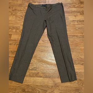 Brooks Brothers Straight leg side zip plaid pants Lucia Fit